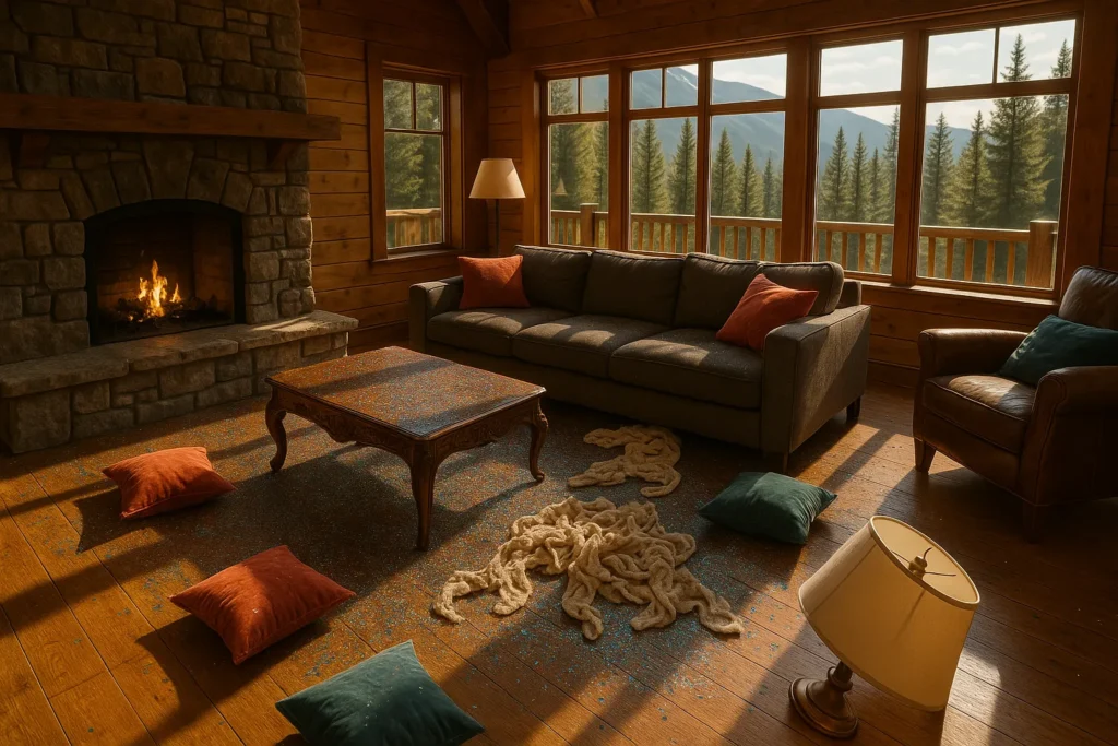 Glitter, Glue, and Something… Sticky? My Vail Airbnb Nightmare