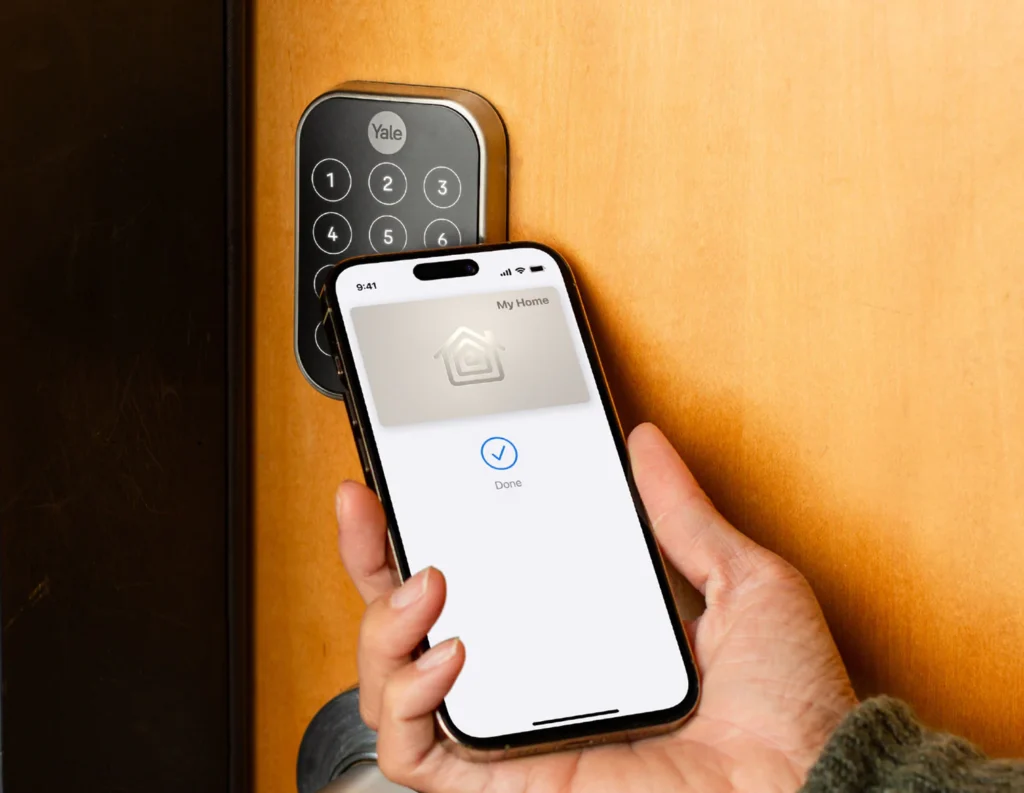 Iphone unlocking a smart lock