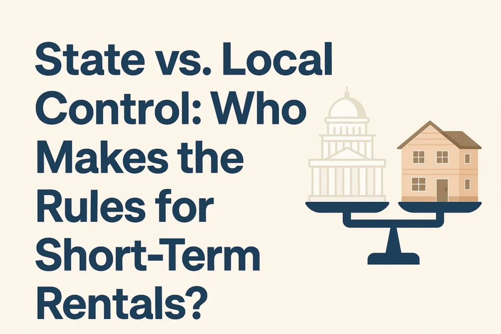 State vs. Local Control: Who Makes the Rules for Short-Term Rentals?