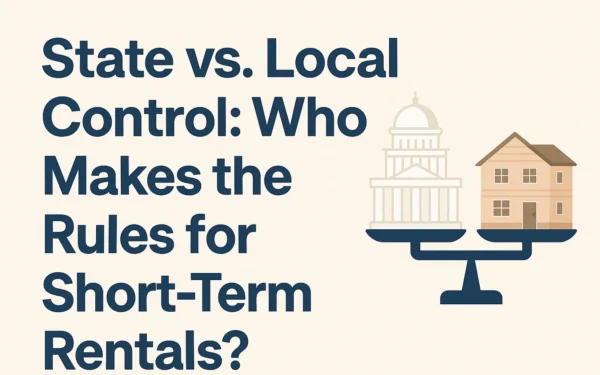 State vs. Local Control: Who Makes the Rules for Short-Term Rentals?