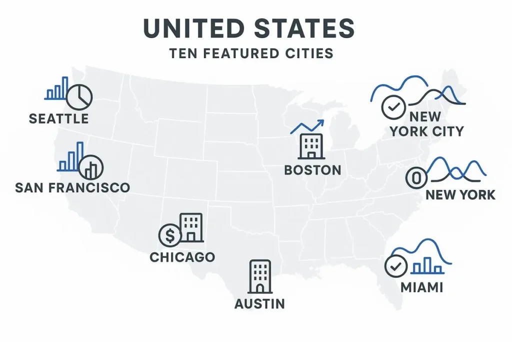 Top 10 U.S. Cities With Surging Short-Term Rental Demand in 2025