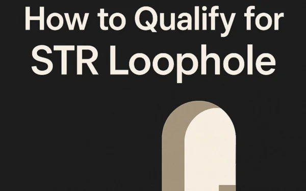 How to Qualify for the STR Loophole: A Legal & Policy Guide