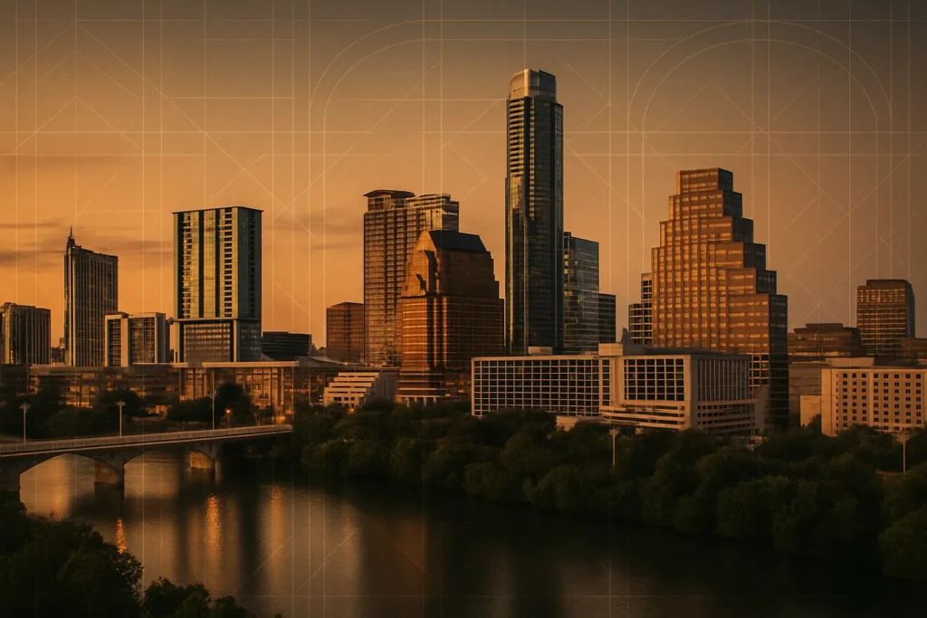 Austin Texas skyline representing STR regulatory changes