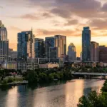 Austin Texas skyline representing the short-term rental market in 2026