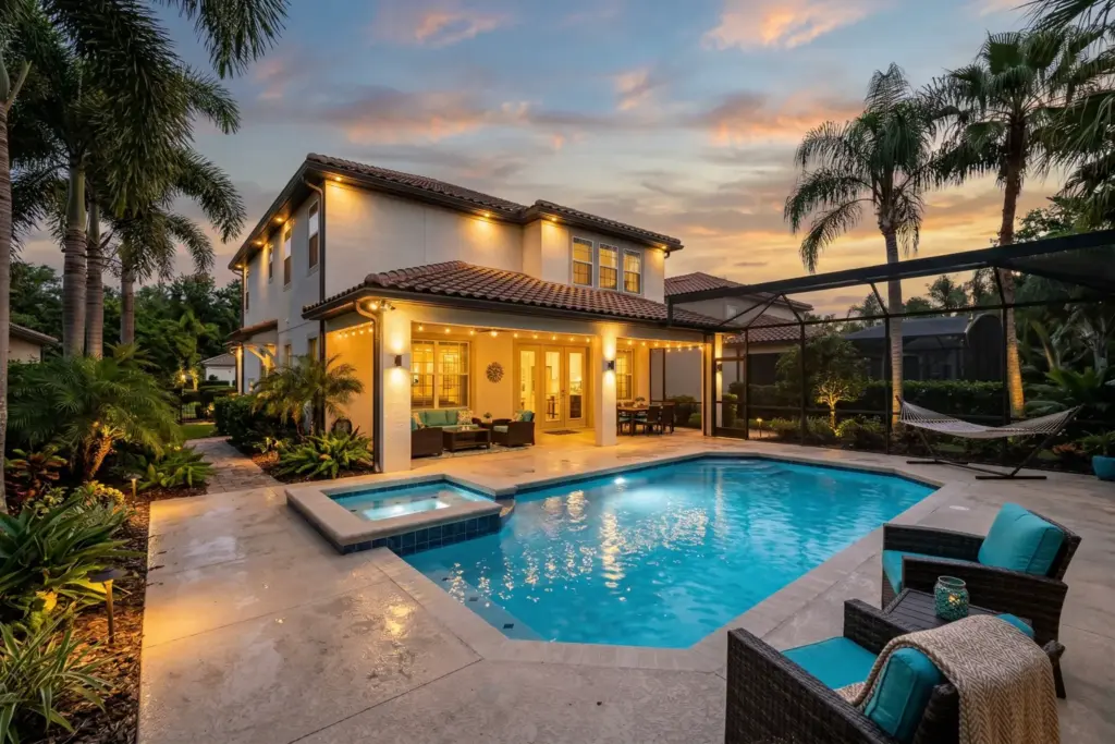 Vacation rental villa with pool near Orlando Florida