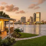 Jacksonville Florida skyline and short-term rental market data 2026