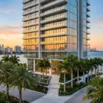 Miami skyline at golden hour with palm trees representing the short-term rental investment market
