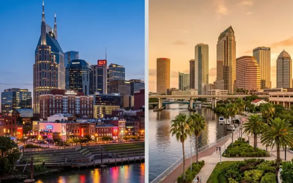 Nashville vs. Tampa STR Market 2026. Two Southeast Powerhouses, One Clear Winner for Investors