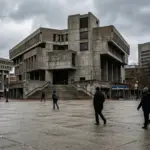 Boston City Hall Plaza, where the city continues to enforce strict short-term rental regulations despite Airbnb lobbying for World Cup exemptions