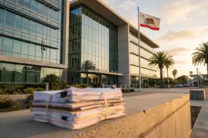 California city hall building representing SB 346 STR data sharing enforcement