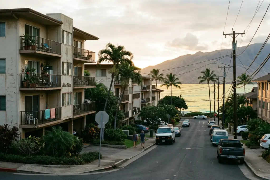 Maui Hawaii apartment condominiums facing short-term rental phase-out under Bill 9