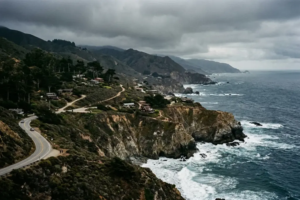 Big Sur California coastline where Monterey County banned short-term rentals in residential zones