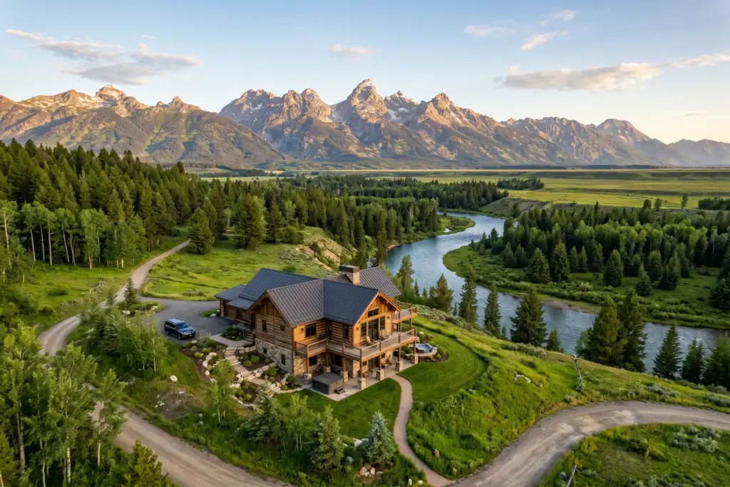 Mountain vacation rental property overlooking summer landscape representing top STR booking markets for 2026