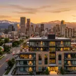 Denver Colorado skyline with Rocky Mountains showing STR investment market data for 2026