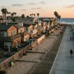 Hermosa Beach California coastal zone residential area near the beach where the STR ban was ruled unenforceable
