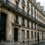 Paris Airbnb enforcement brigade inspects illegal short-term rental listing in Haussmann-era apartment building