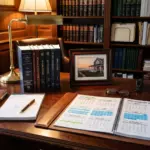 Tax documents and calendar on a desk illustrating the IRS 14-day rule for short-term rental vacation home classification