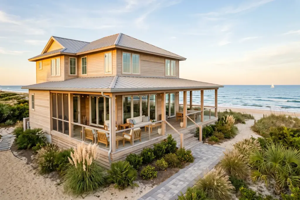 Vacation rental beach house representing STR investment analysis for 2026