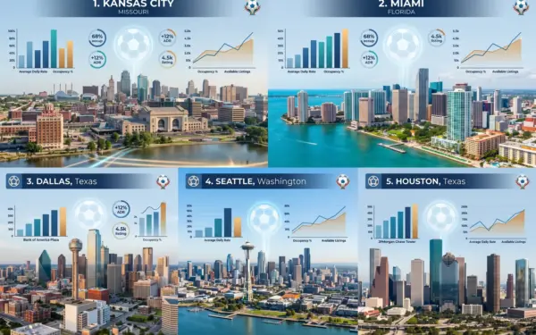 World Cup Opens Today. Here Is What StaySTRA Data Shows About STR Booking Performance in the 11 Host Cities.