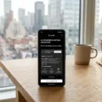 Smartphone showing Airbnb app with AI-powered Smart Setup listing creation tool for the 2026 Summer Release