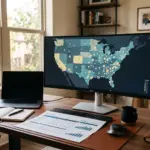 US map showing Airbnb occupancy rates by city for STR investors in 2026