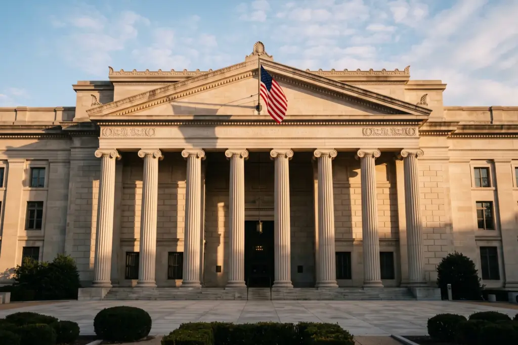 IRS federal building representing short-term rental self-employment tax obligations