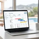 Channel manager software dashboard showing multi-platform sync for short-term rental hosts in 2026