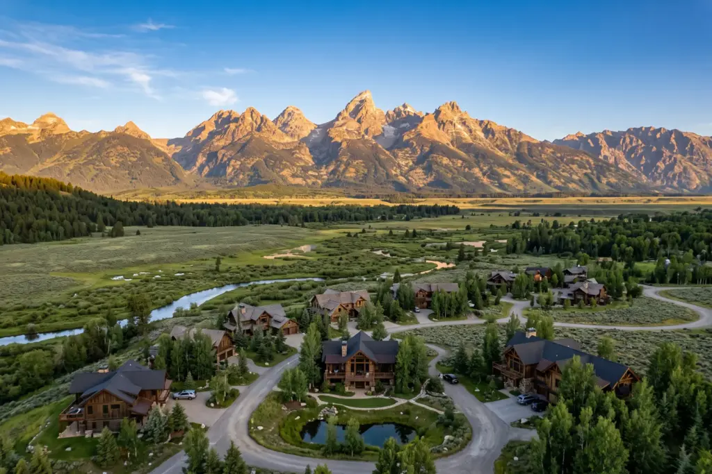 Mountain vacation rentals in Jackson Hole Wyoming representing Labor Day 2026 STR booking demand data