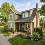 Welcoming suburban home with backyard ADU representing primary residence Airbnb house hacking