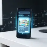 Smartphone displaying Airbnb search interface with AI listing highlights representing the 2026 algorithm update