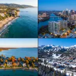 STR market performance Q3 2026 showing Santa Barbara, Austin, Traverse City, and Breckenridge aerial real estate views